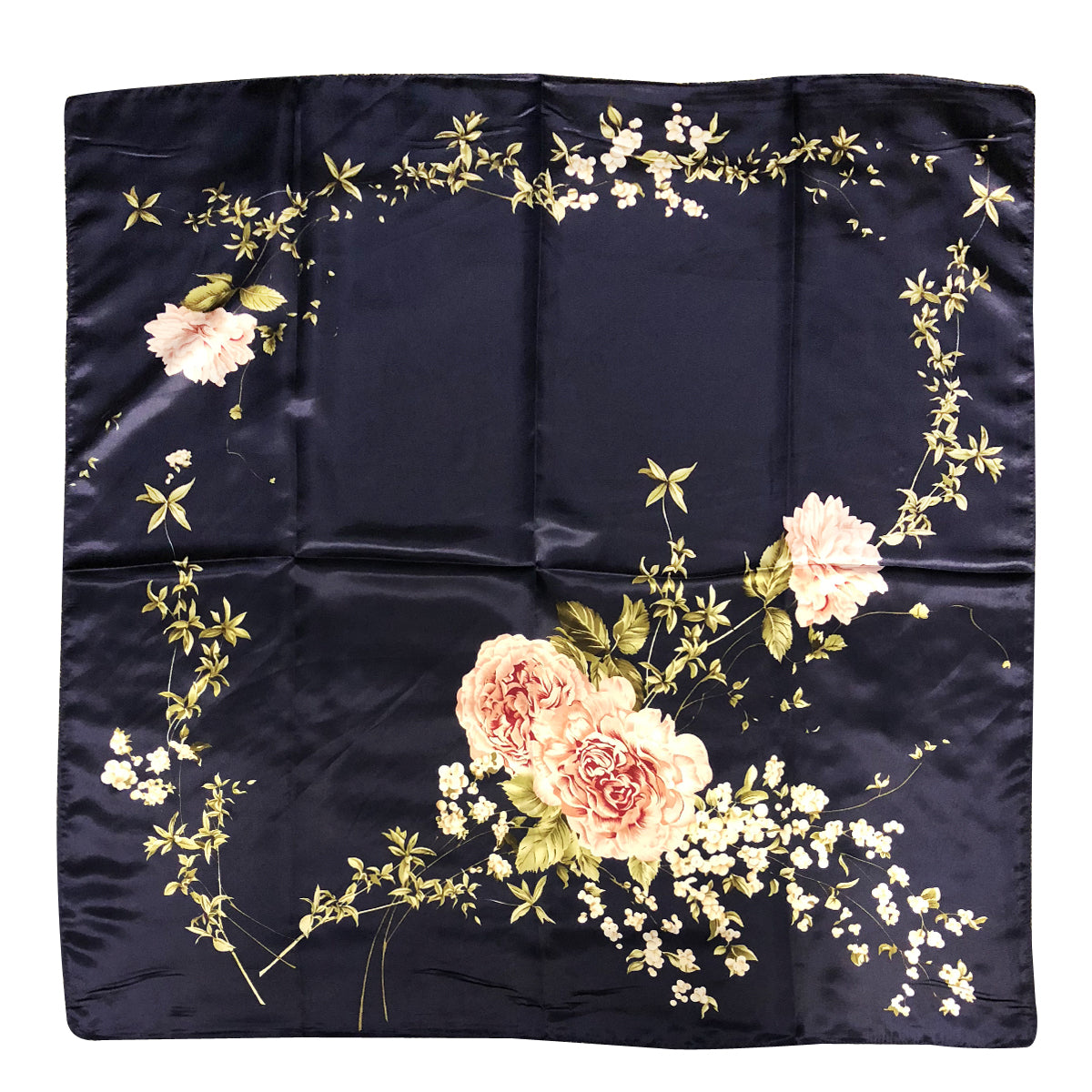 Wrapables Silky Feeling Satin Square Scarf