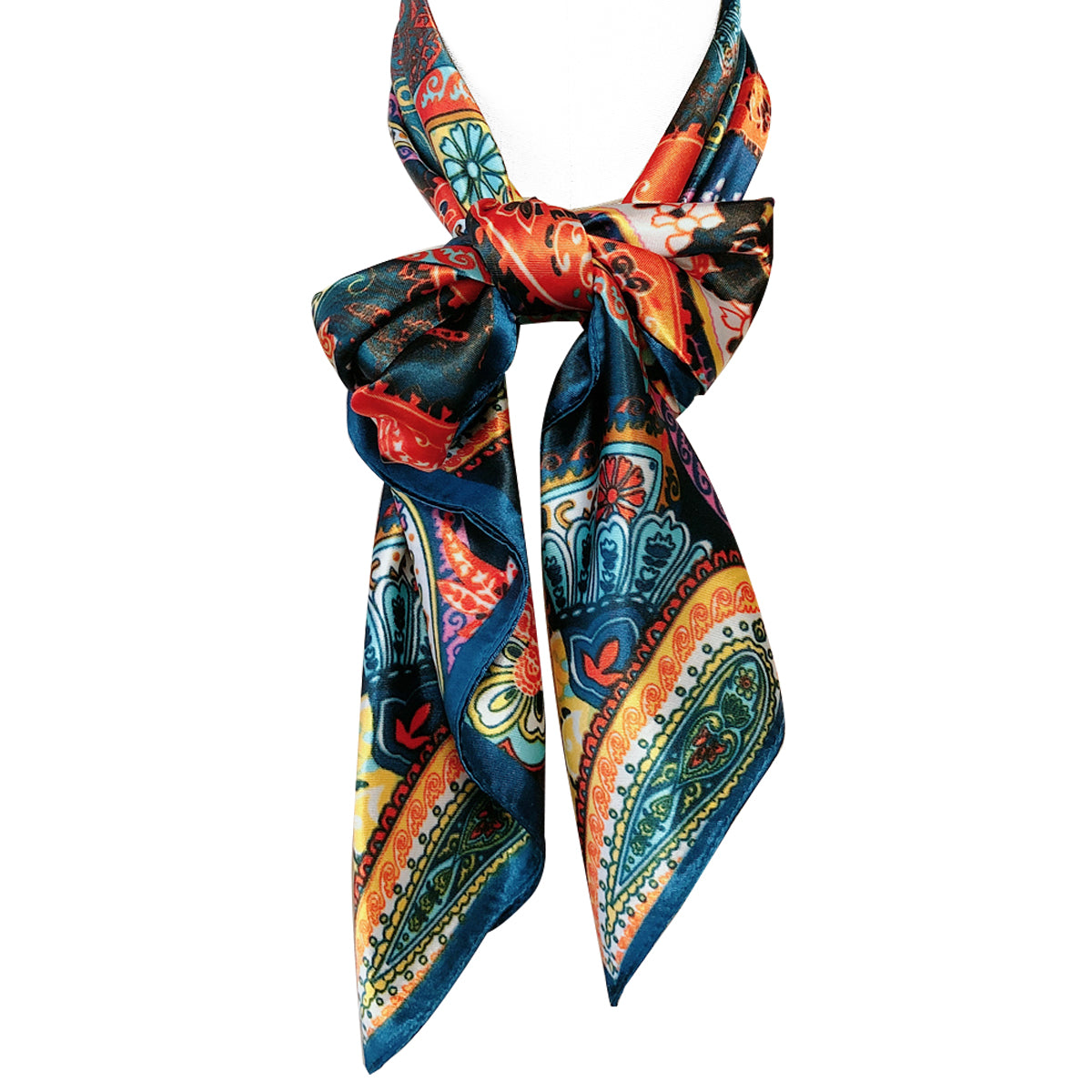 Wrapables Silky Feeling Satin Square Scarf