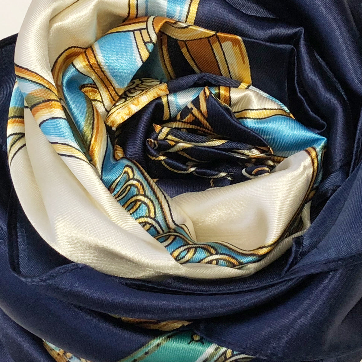 Wrapables Silky Feeling Satin Square Scarf