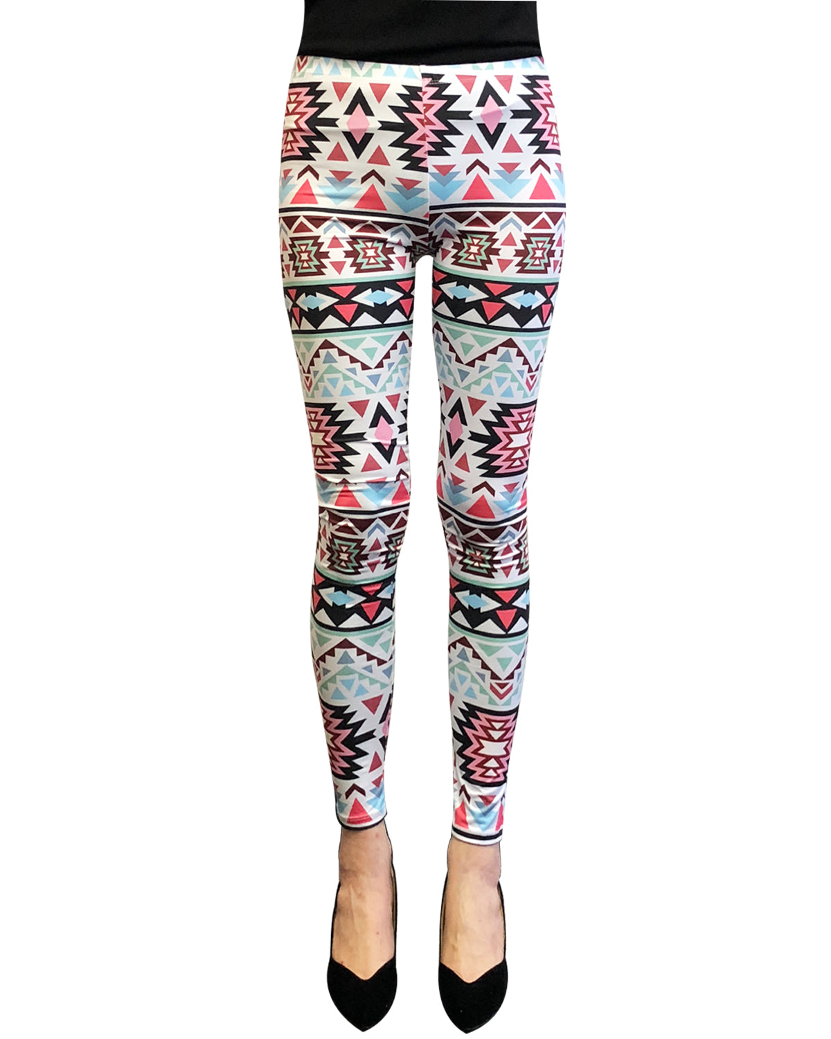 Wrapables Women's Ultra-Soft and Stretchy Printed Leggings for Activewear and Workout