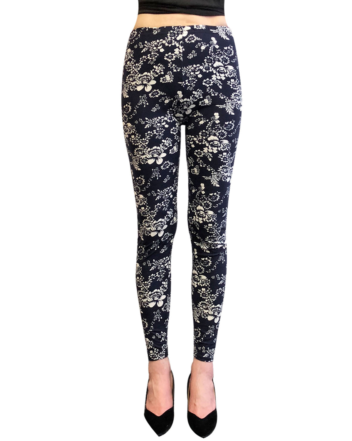 Wrapables Women's Ultra-Soft and Stretchy Printed Leggings for Activewear and Workout