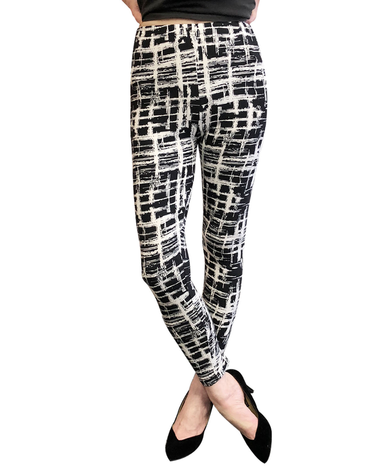 Wrapables Women's Ultra-Soft and Stretchy Printed Leggings for Activewear and Workout