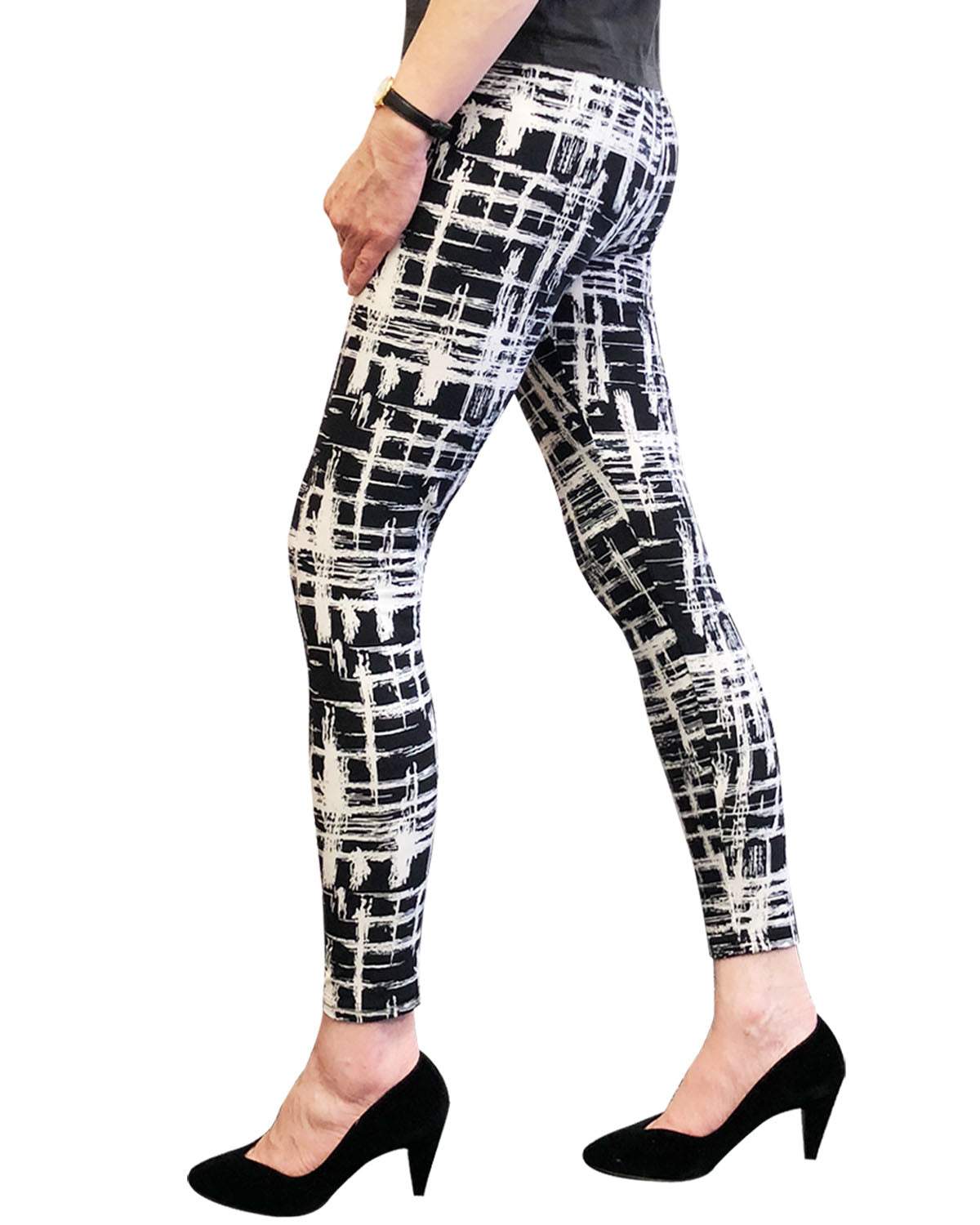 Wrapables Women's Ultra-Soft and Stretchy Printed Leggings for Activewear and Workout