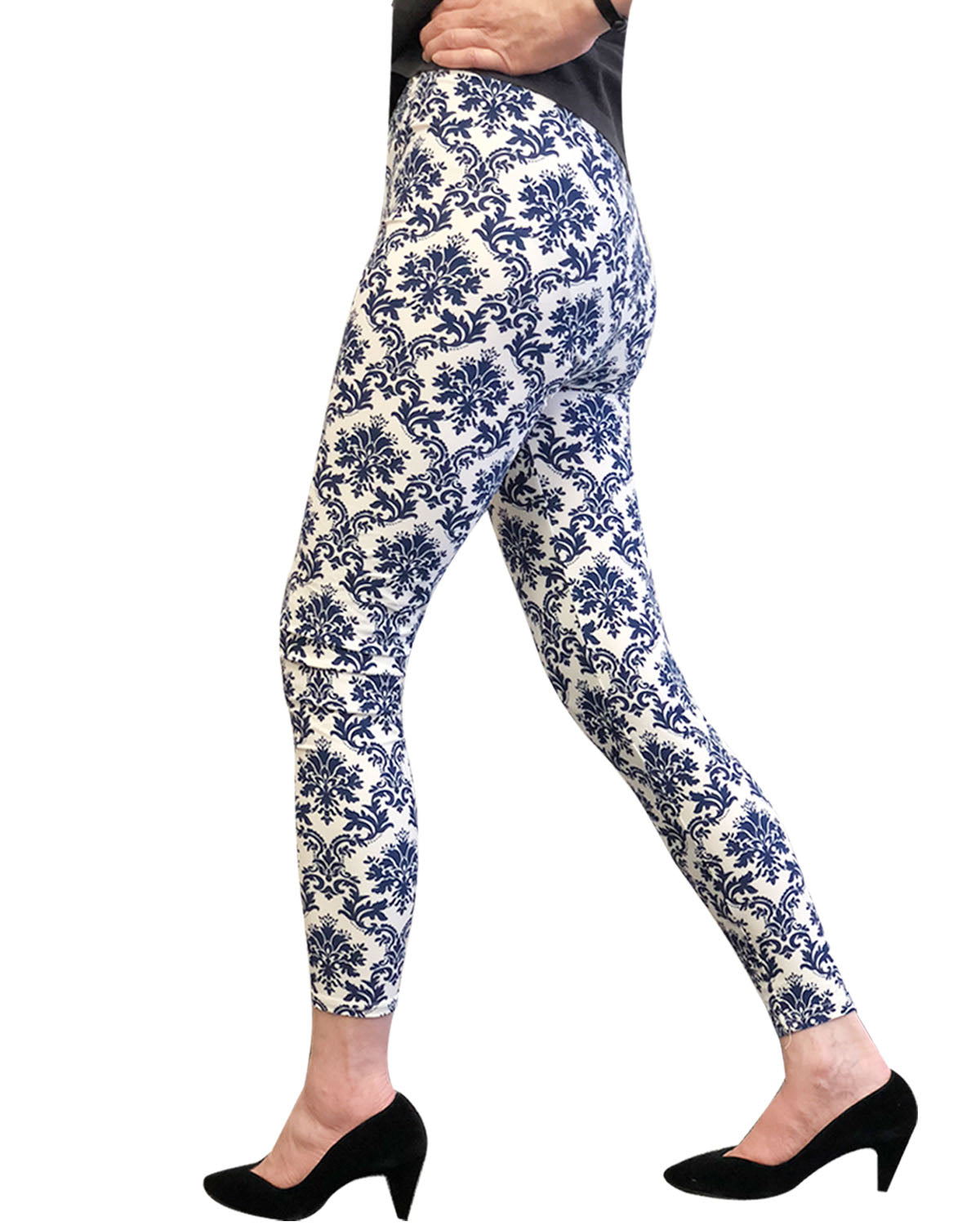 Wrapables Women's Ultra-Soft and Stretchy Printed Leggings for Activewear and Workout