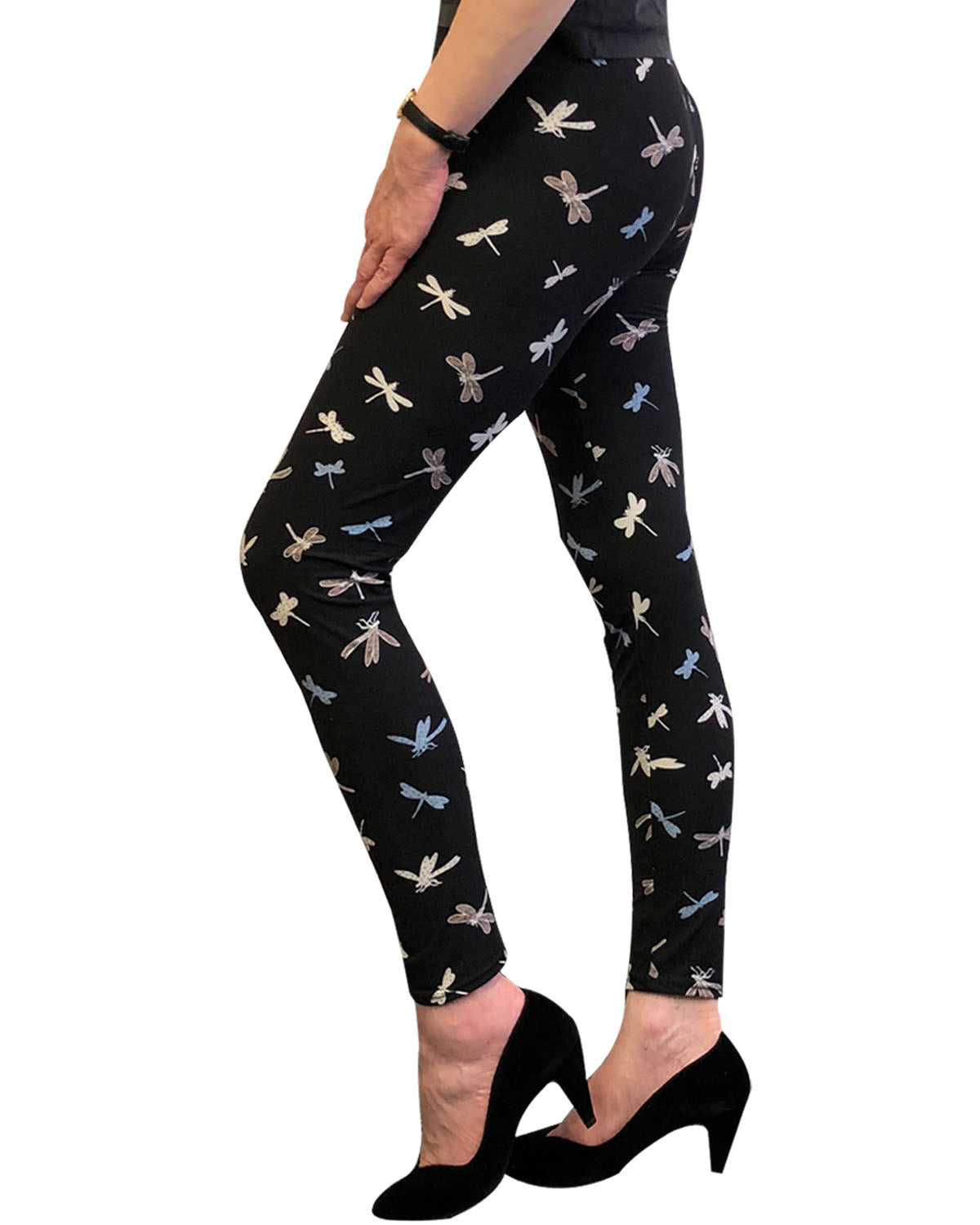 Wrapables Women's Ultra-Soft and Stretchy Printed Leggings for Activewear and Workout