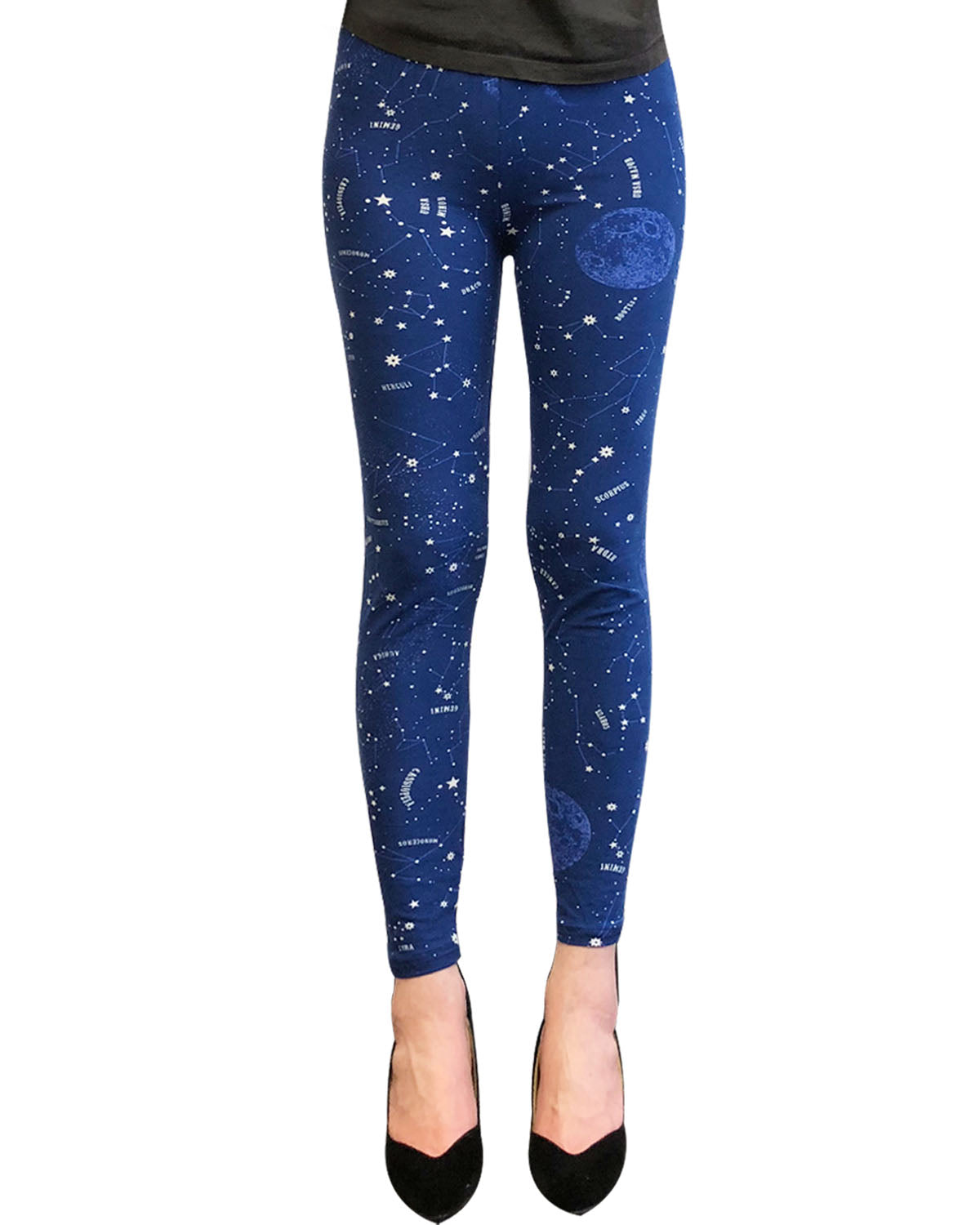 Wrapables Women's Ultra-Soft and Stretchy Printed Leggings for Activewear and Workout