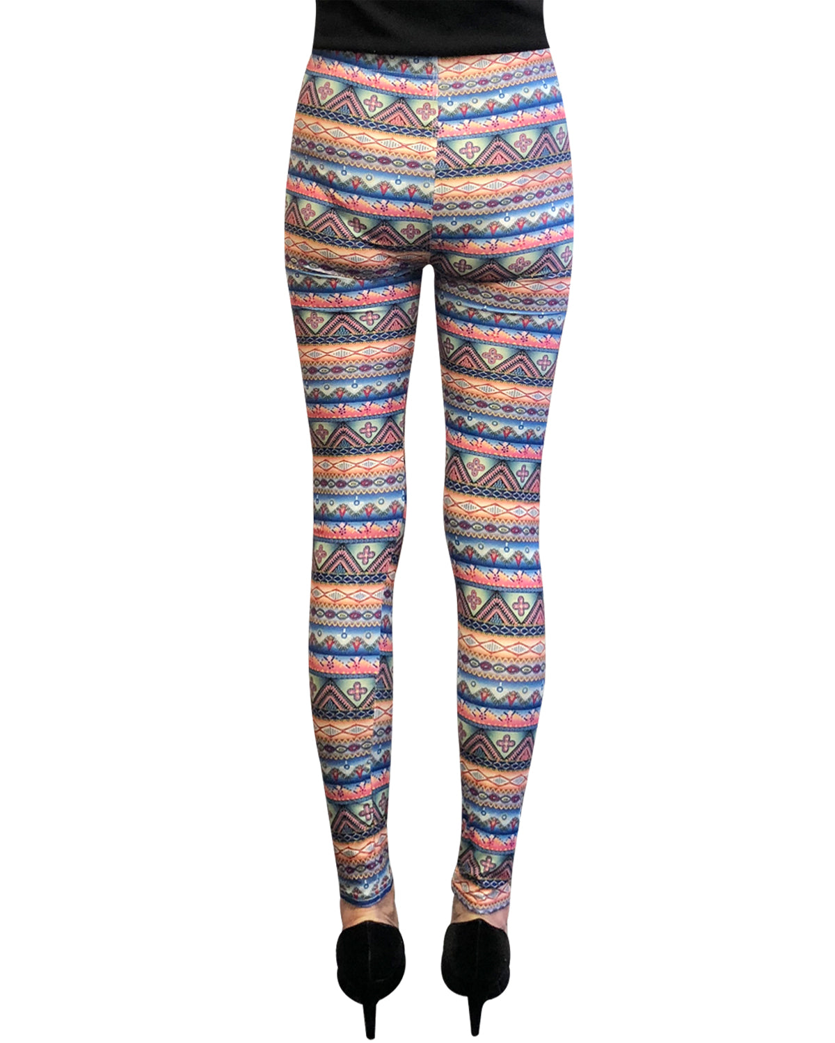 Wrapables Women's Ultra-Soft and Stretchy Printed Leggings for Activewear and Workout