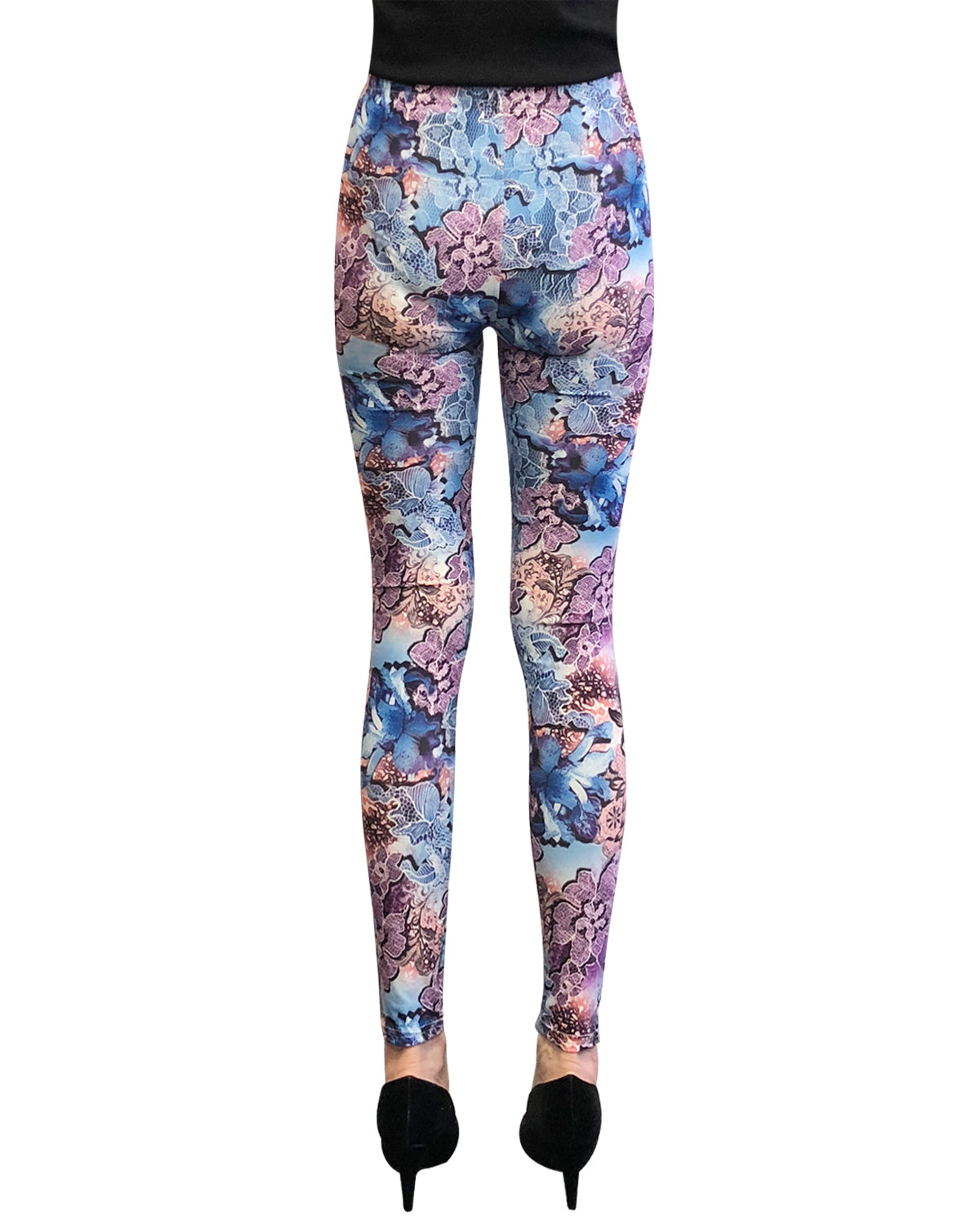 Wrapables Women's Ultra-Soft and Stretchy Printed Leggings for Activewear and Workout