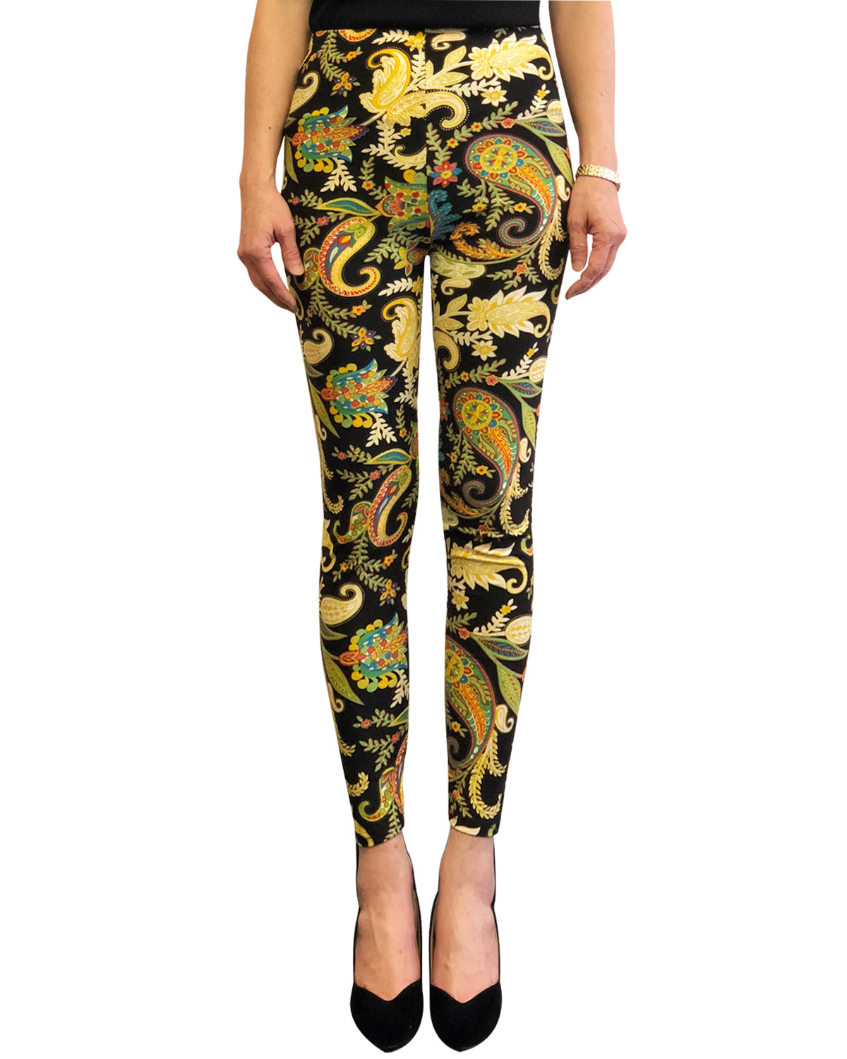 Wrapables Women's Ultra-Soft and Stretchy Printed Leggings for Activewear and Workout