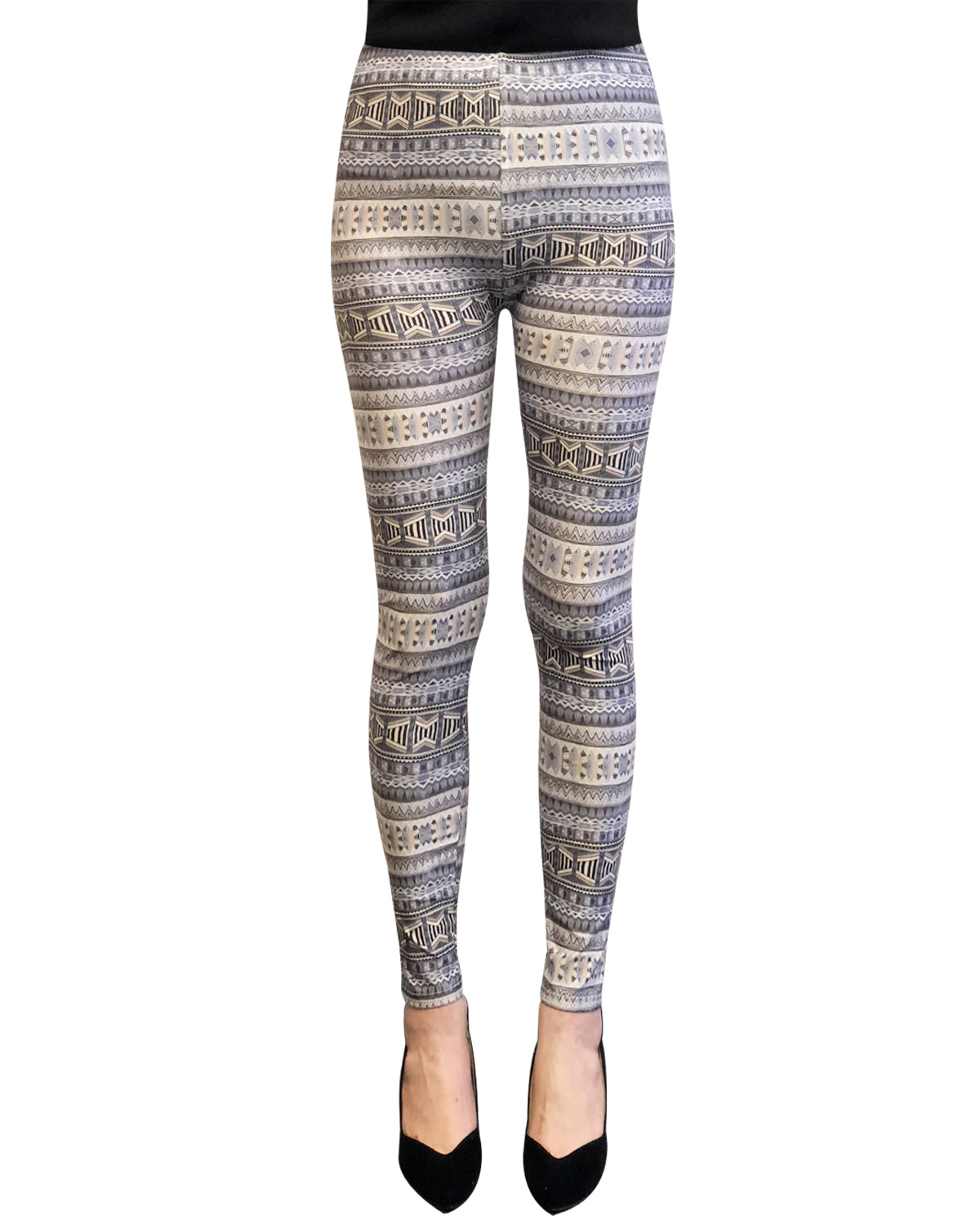 Wrapables Women's Ultra-Soft and Stretchy Printed Leggings for Activewear and Workout