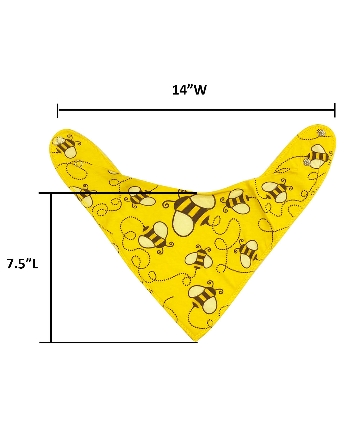 Wrapables Baby Bandana Drool Bibs, Super Soft and Absorbent Bibs for Drooling and Teething (Set 8)
