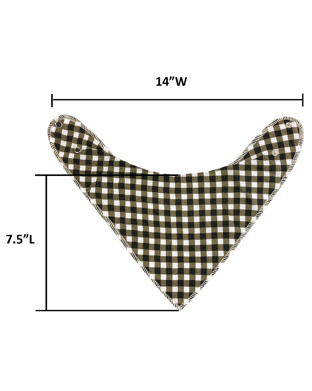 Wrapables Baby Bandana Drool Bibs, Super Soft and Absorbent Bibs for Drooling and Teething (Set 8)