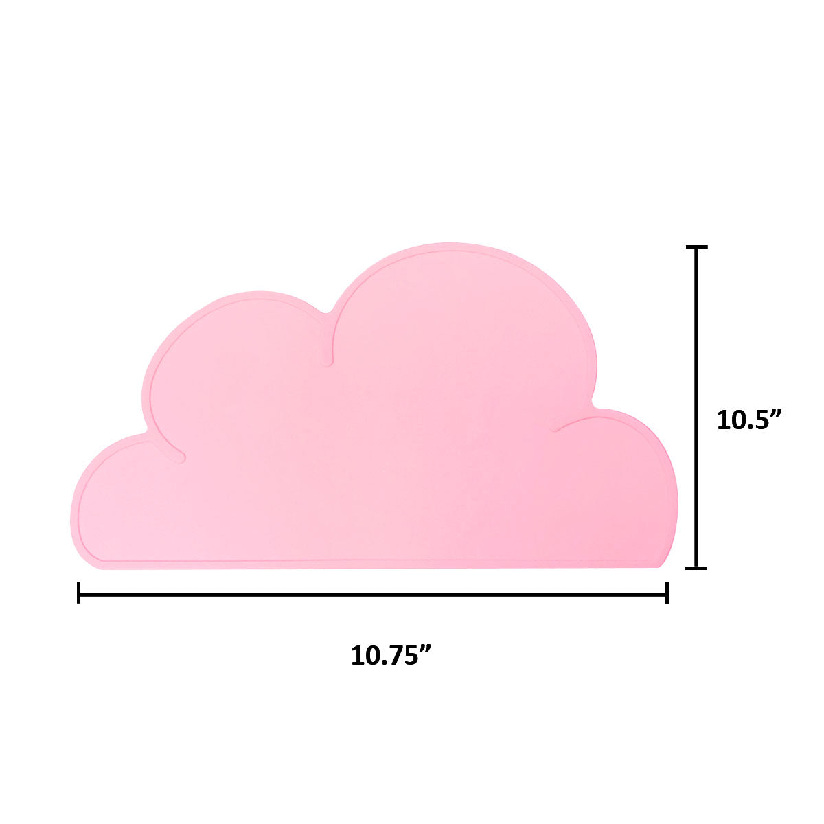 Wrapables Children's Silicon Cloud Placemat Portable and Easy to Clean Food Mat