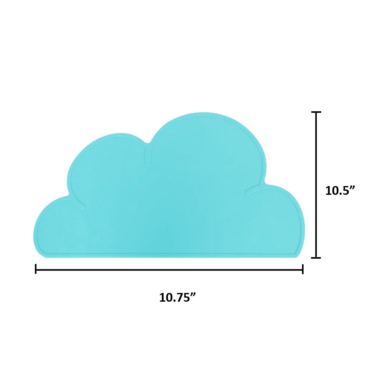Wrapables Children's Silicon Cloud Placemat Portable and Easy to Clean Food Mat