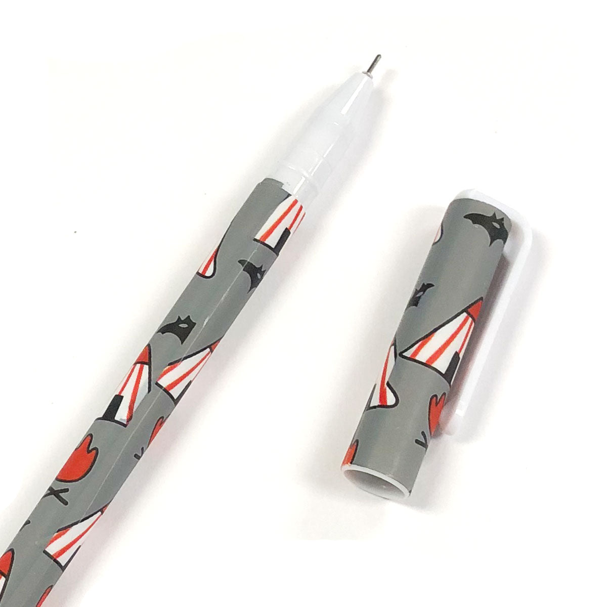 Wrapables Cute Novelty Gel Ink Pens, 0.5mm Fine Point (Set of 10) for School, Office, Stationery