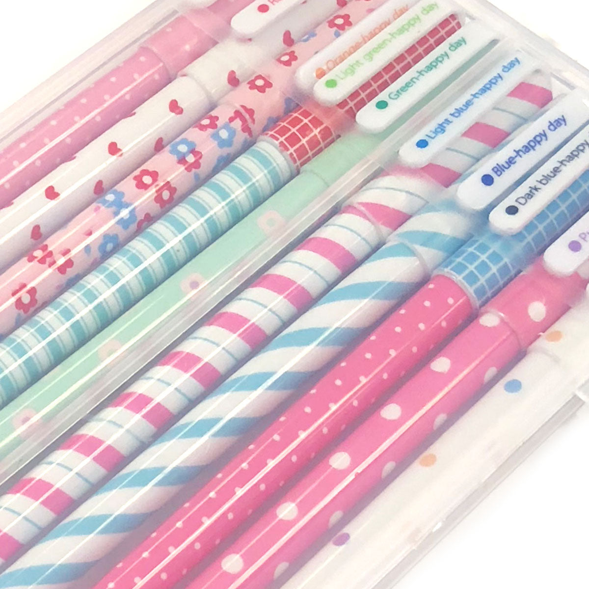Wrapables Cute Novelty Gel Ink Pens, 0.5mm Fine Point (Set of 10) for School, Office, Stationery