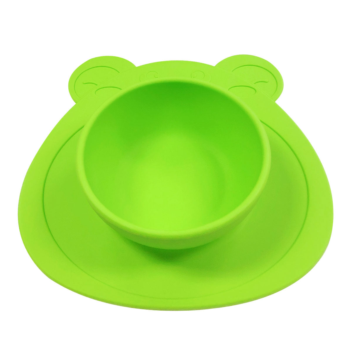 Wrapables Silicone Placemat + Suction Food Bowl for Baby