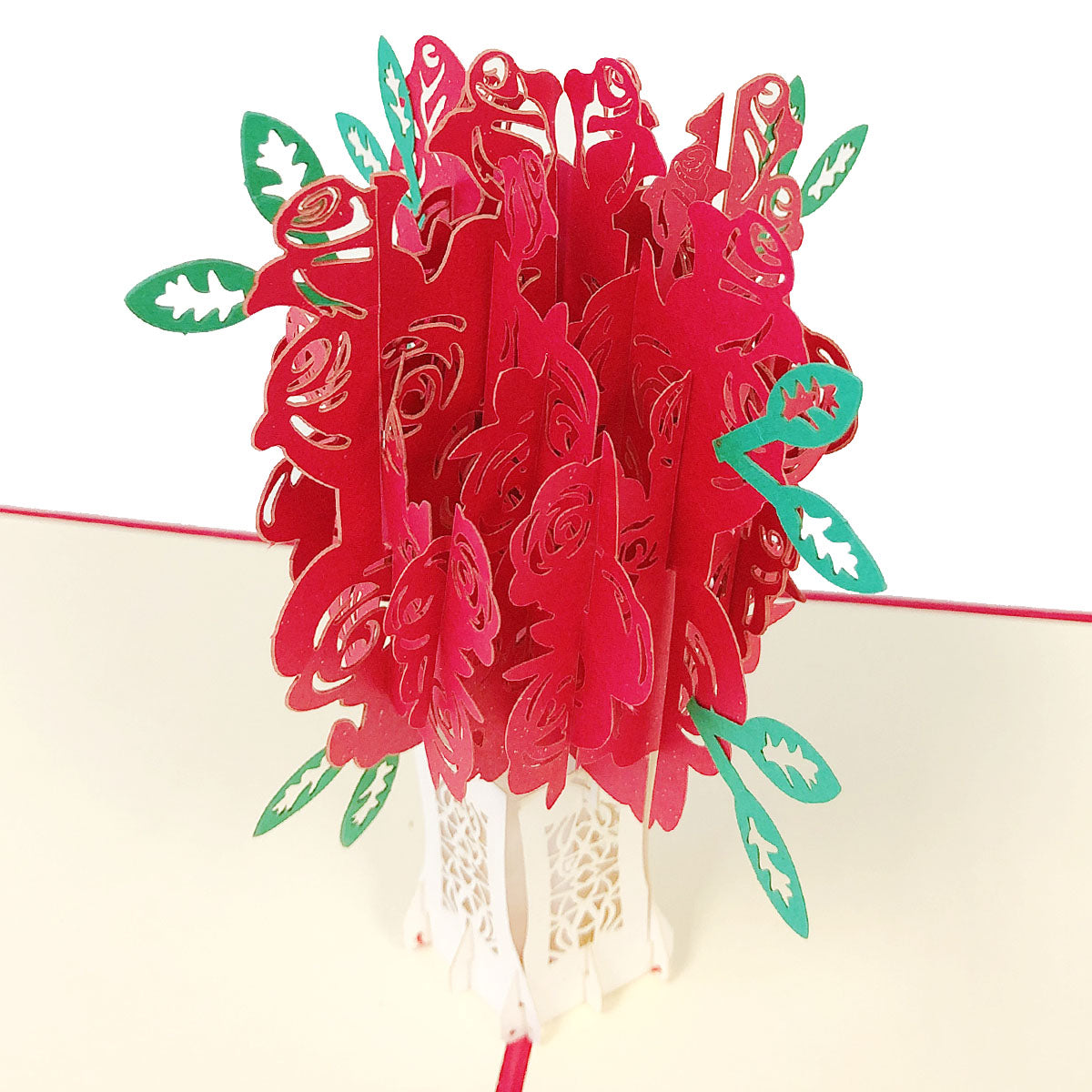 Wrapables 3D Pop-Up Greeting Cards for Birthday, Thank you, Anniversary, Wedding, Holidays (Set of 4)