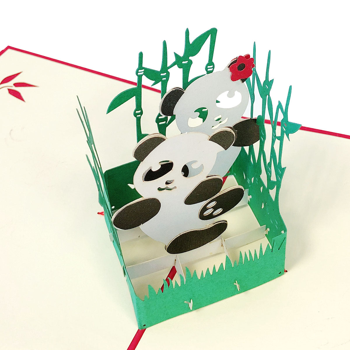 Wrapables 3D Pop-Up Greeting Cards for Birthday, Thank you, Anniversary, Wedding, Holidays (Set of 4)