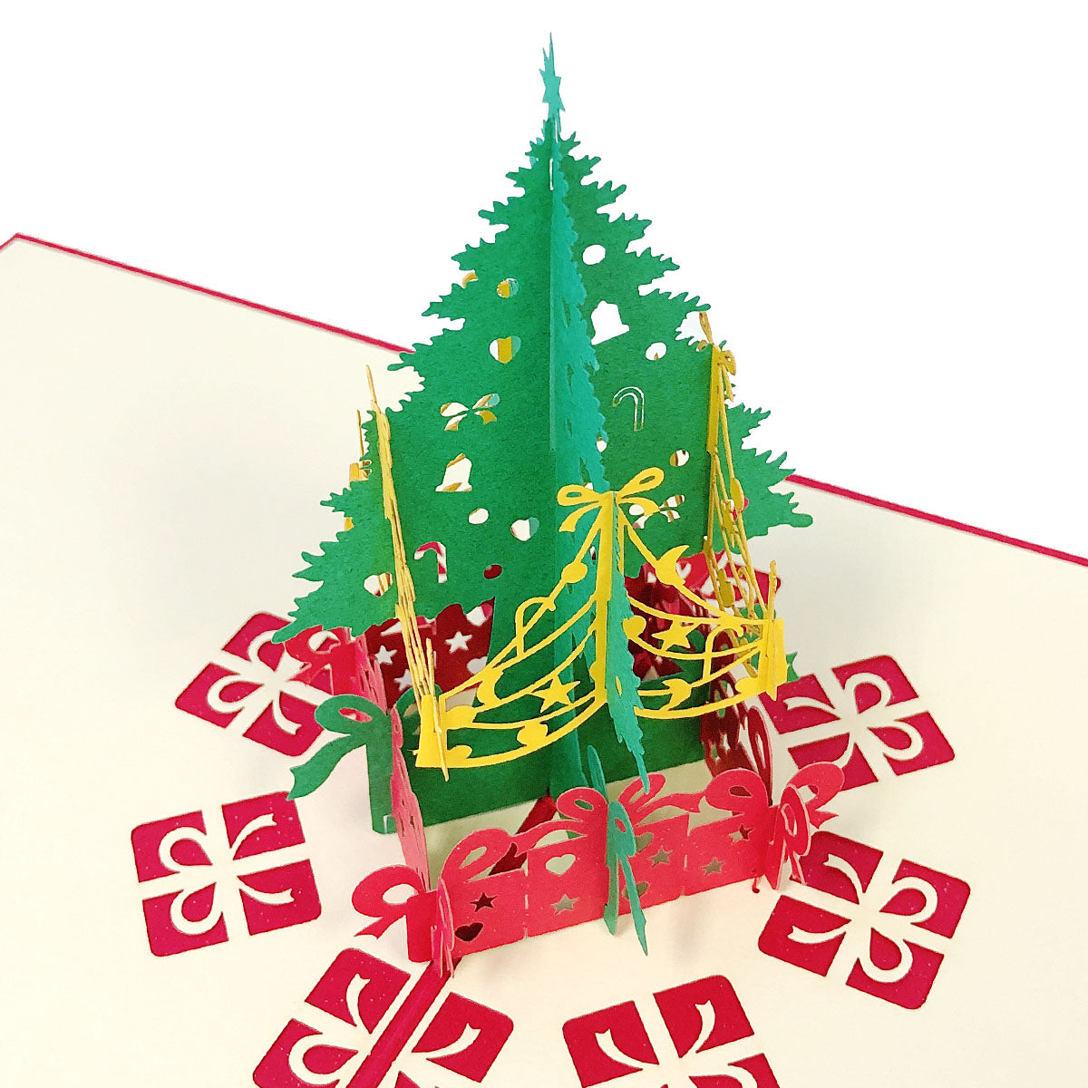 Wrapables 3D Pop-Up Greeting Cards for Birthday, Thank you, Anniversary, Wedding, Holidays (Set of 4)