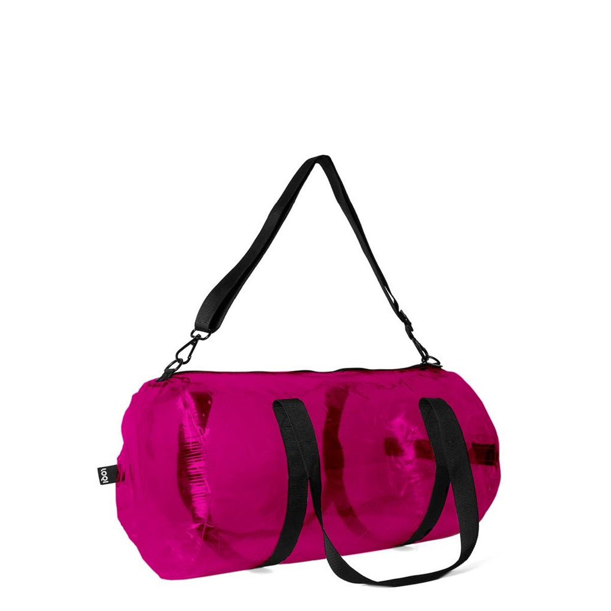 LOQI Transparent Pink Weekender