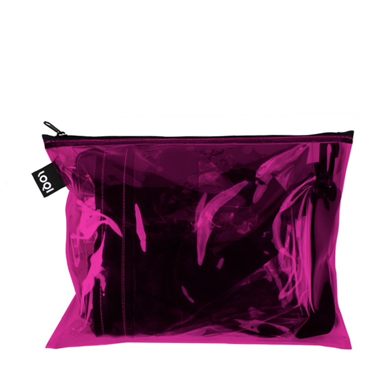 LOQI Transparent Pink Weekender