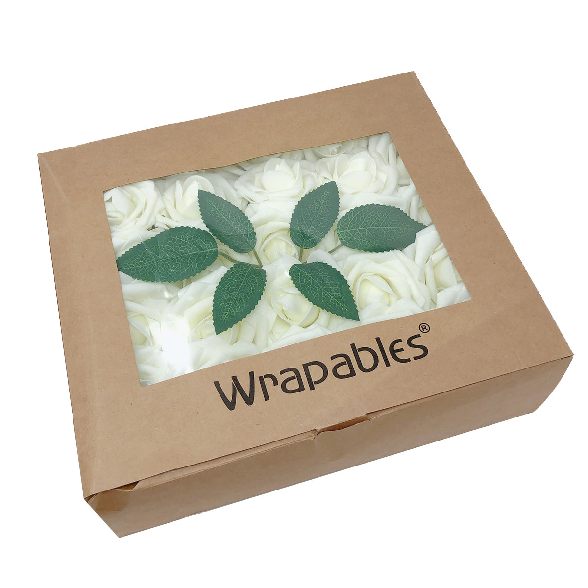 Wrapables Artificial Rose Flower, Real Touch Flowers for DIY Wedding Bouquets and Centerpieces