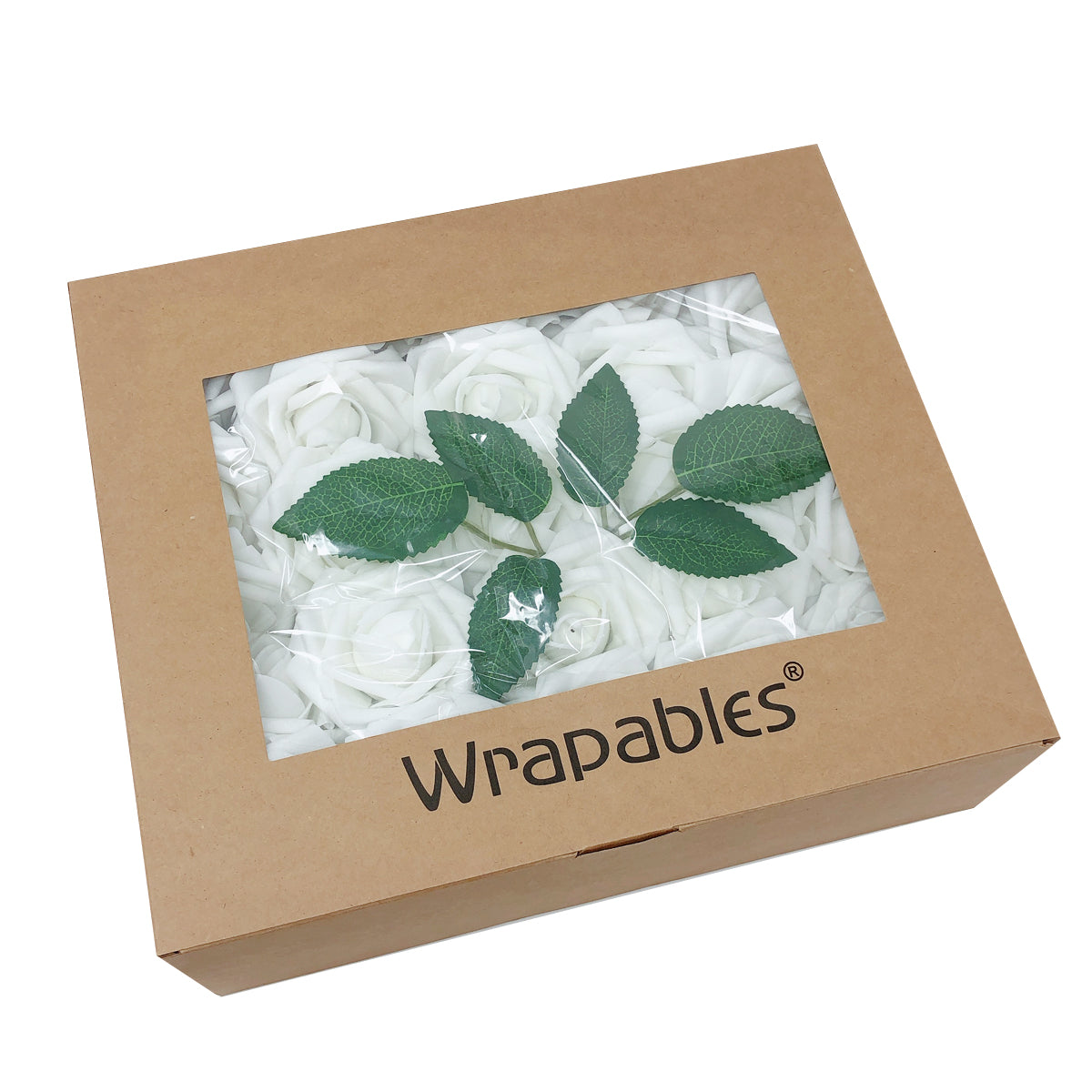 Wrapables Artificial Rose Flower, Real Touch Flowers for DIY Wedding Bouquets and Centerpieces