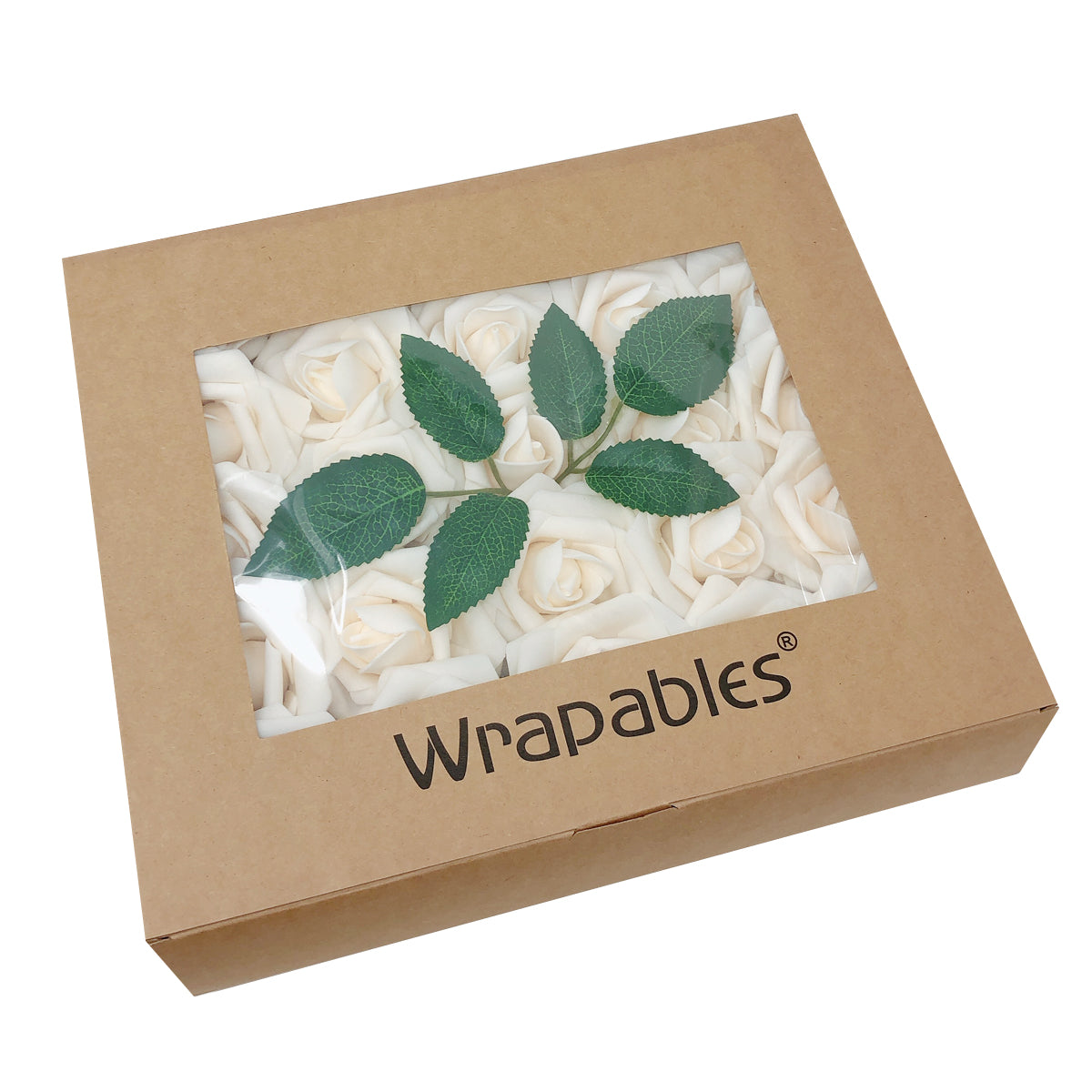 Wrapables Artificial Rose Flower, Real Touch Flowers for DIY Wedding Bouquets and Centerpieces