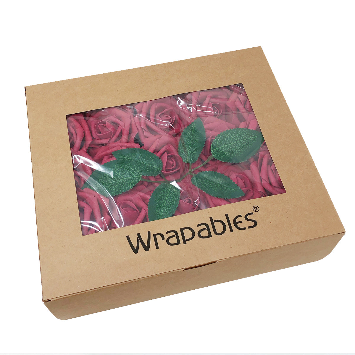 Wrapables Artificial Rose Flower, Real Touch Flowers for DIY Wedding Bouquets and Centerpieces