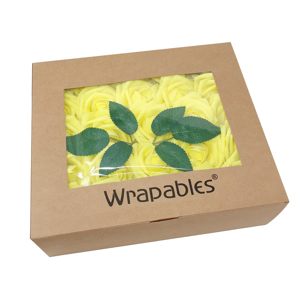 Wrapables Artificial Rose Flower, Real Touch Flowers for DIY Wedding Bouquets and Centerpieces