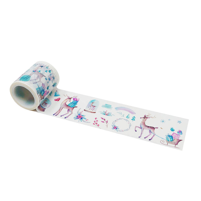 Wrapables Decorative Festive Wide Washi Masking Tape