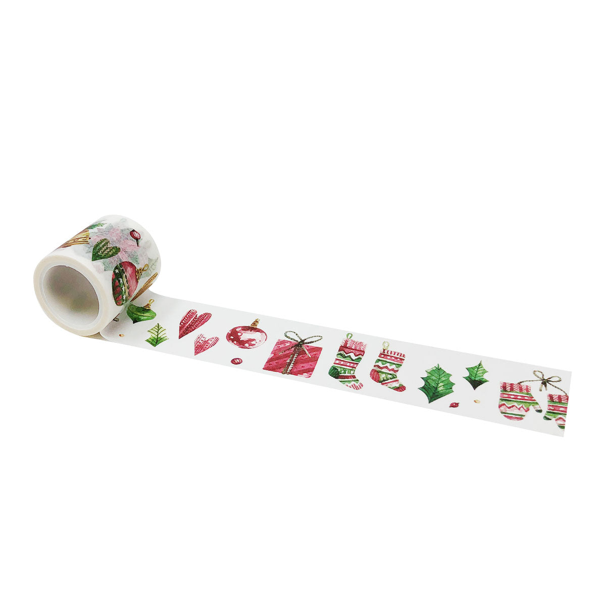 Wrapables Decorative Festive Wide Washi Masking Tape