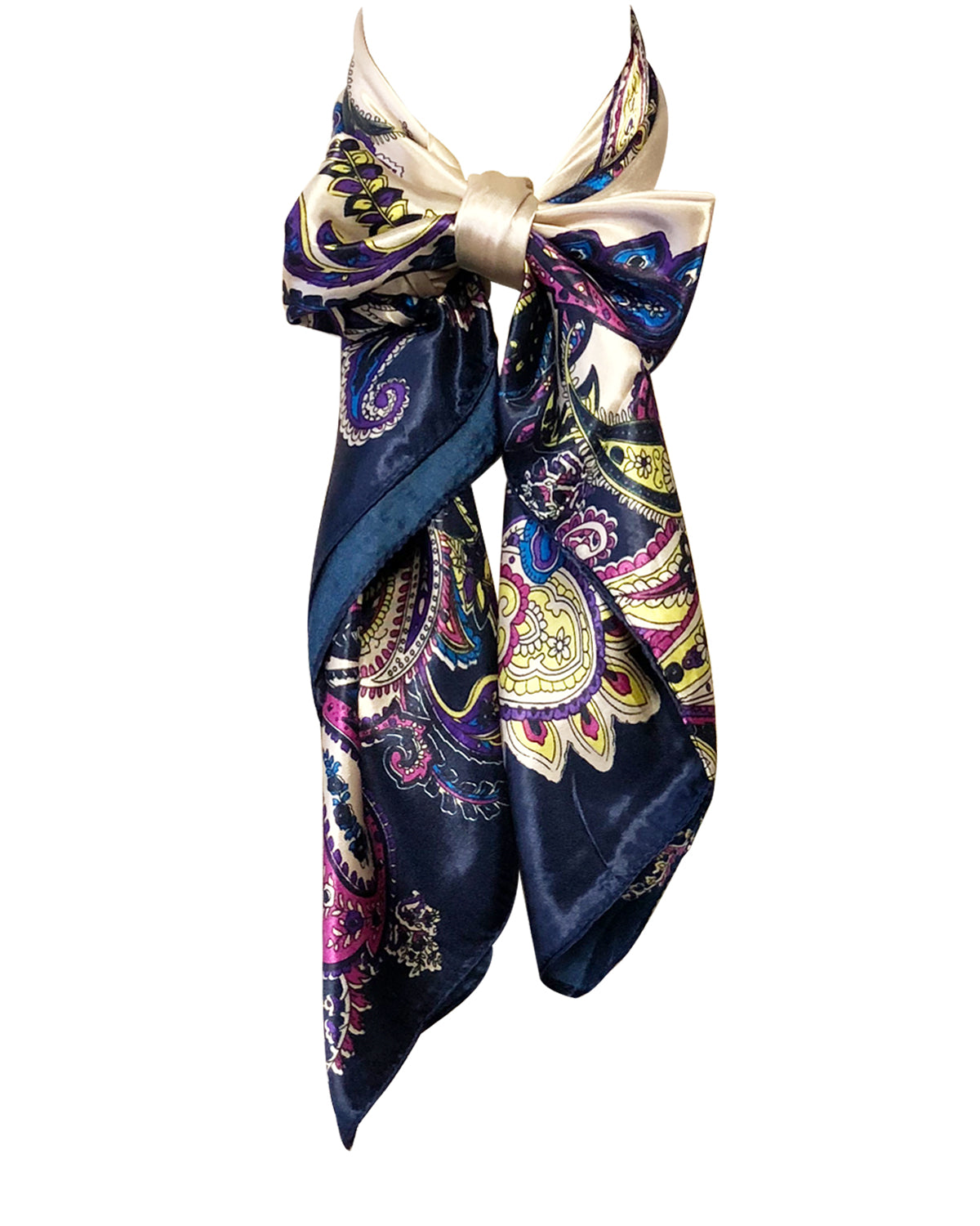 Wrapables Silky Feeling Satin Square Scarf