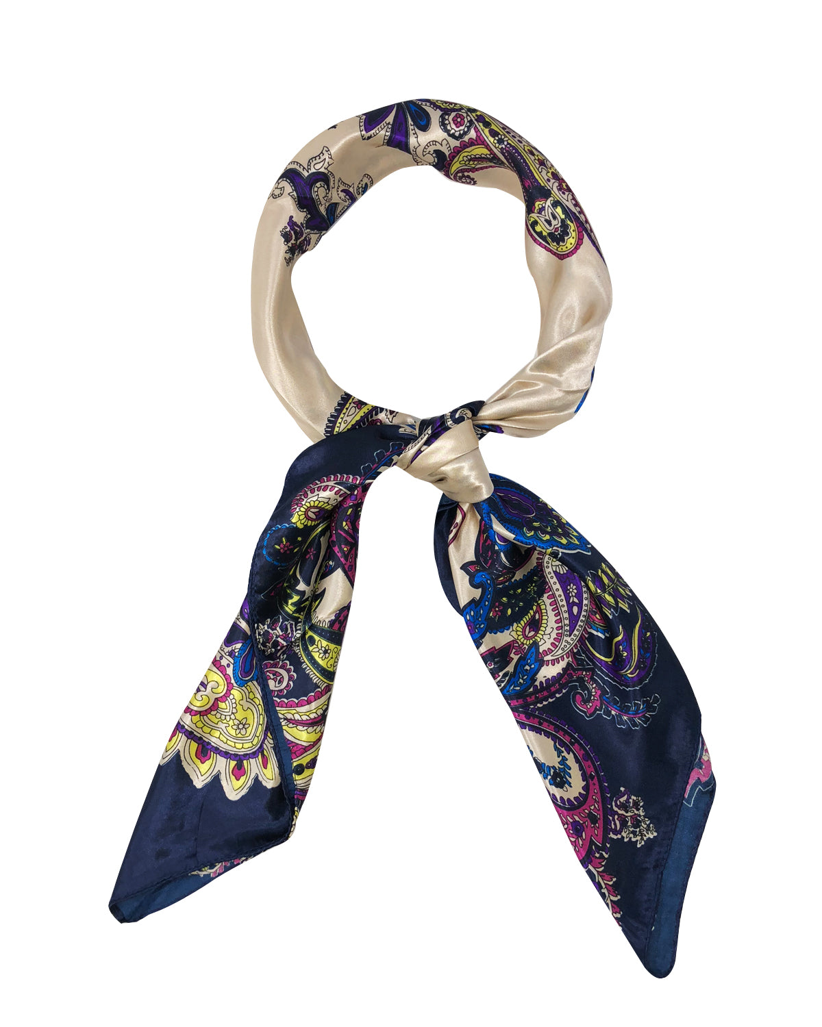 Wrapables Silky Feeling Satin Square Scarf