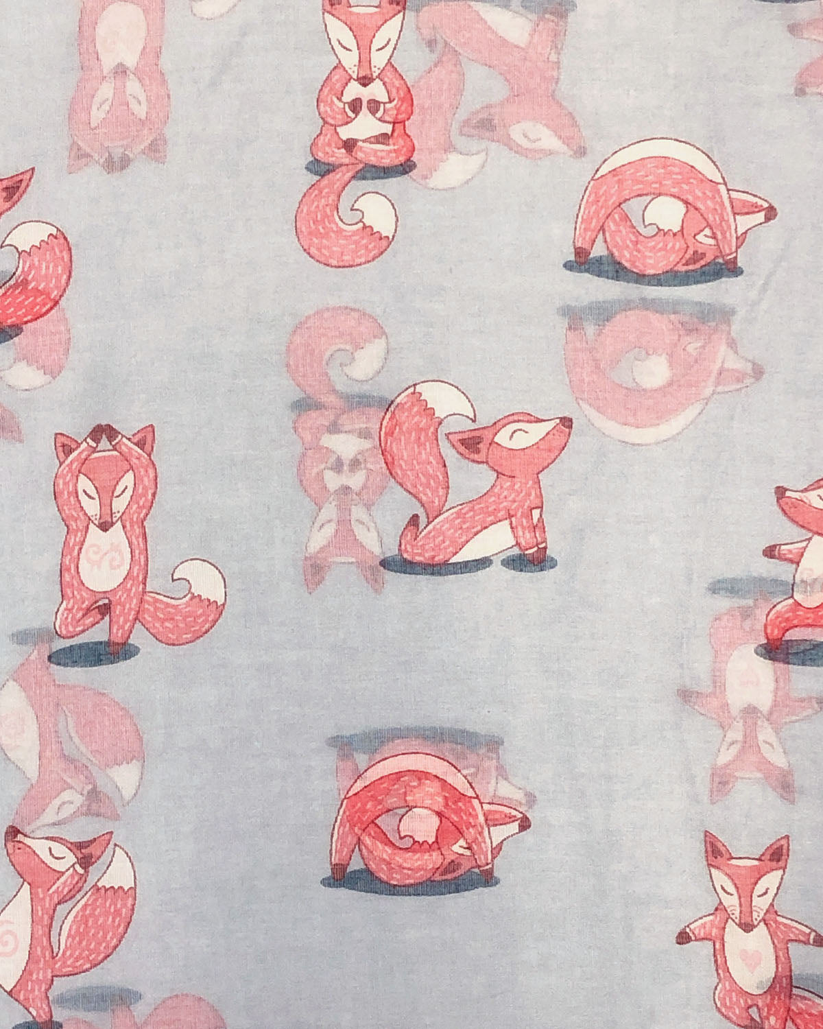 Wrapables Lightweight Forest Animal Infinity Scarf, Fox, Owl, Moose Print Scarf