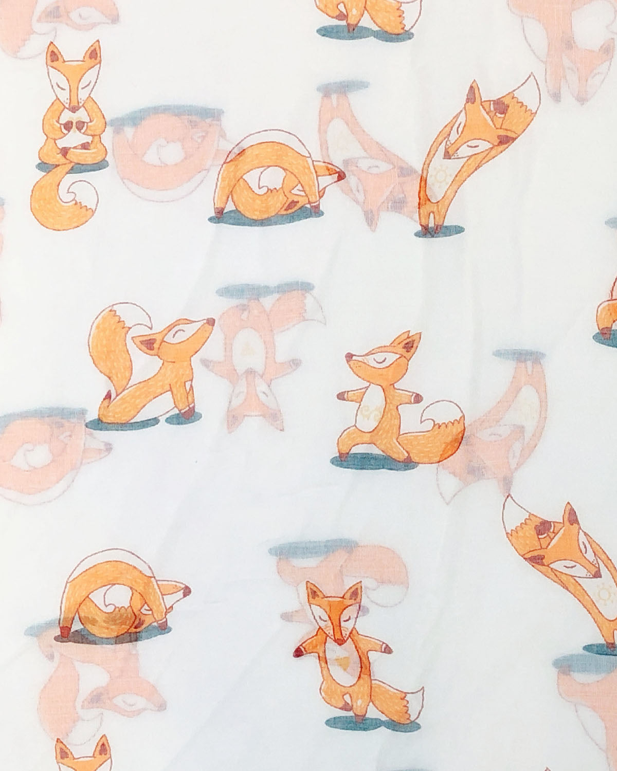 Wrapables Lightweight Forest Animal Infinity Scarf, Fox, Owl, Moose Print Scarf