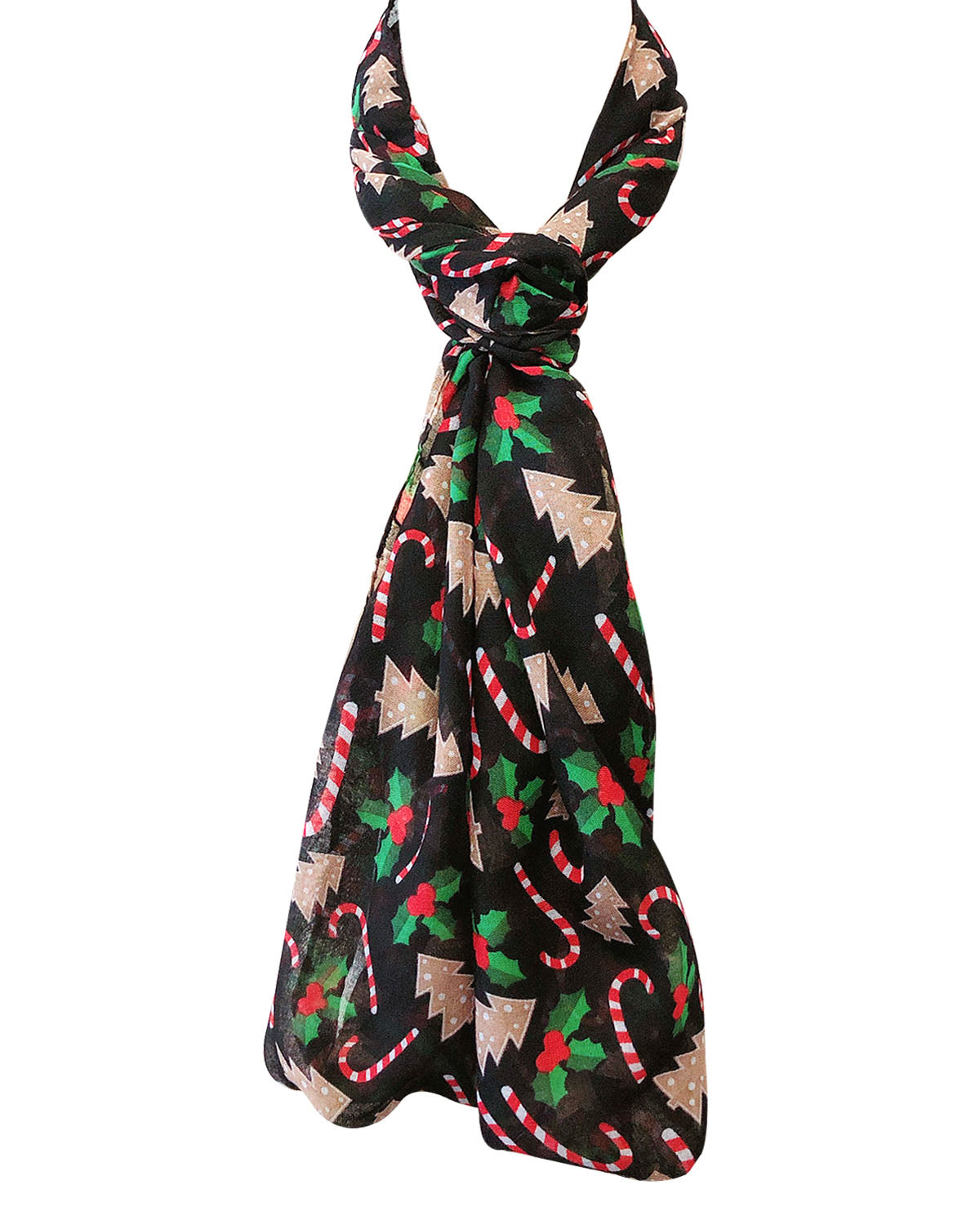 Wrapables Lightweight Winter Holiday Christmas Scarf
