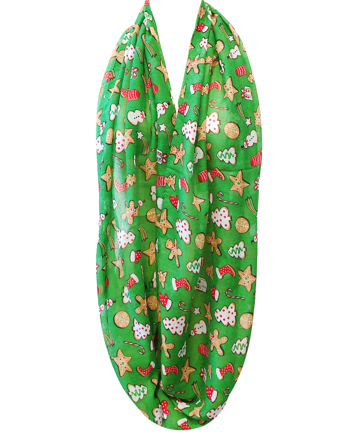 Wrapables Lightweight Winter Holiday Christmas Scarf