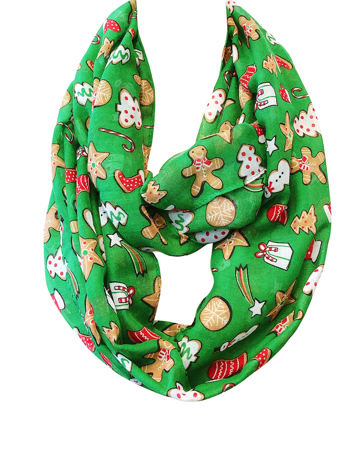 Wrapables Lightweight Winter Holiday Christmas Scarf
