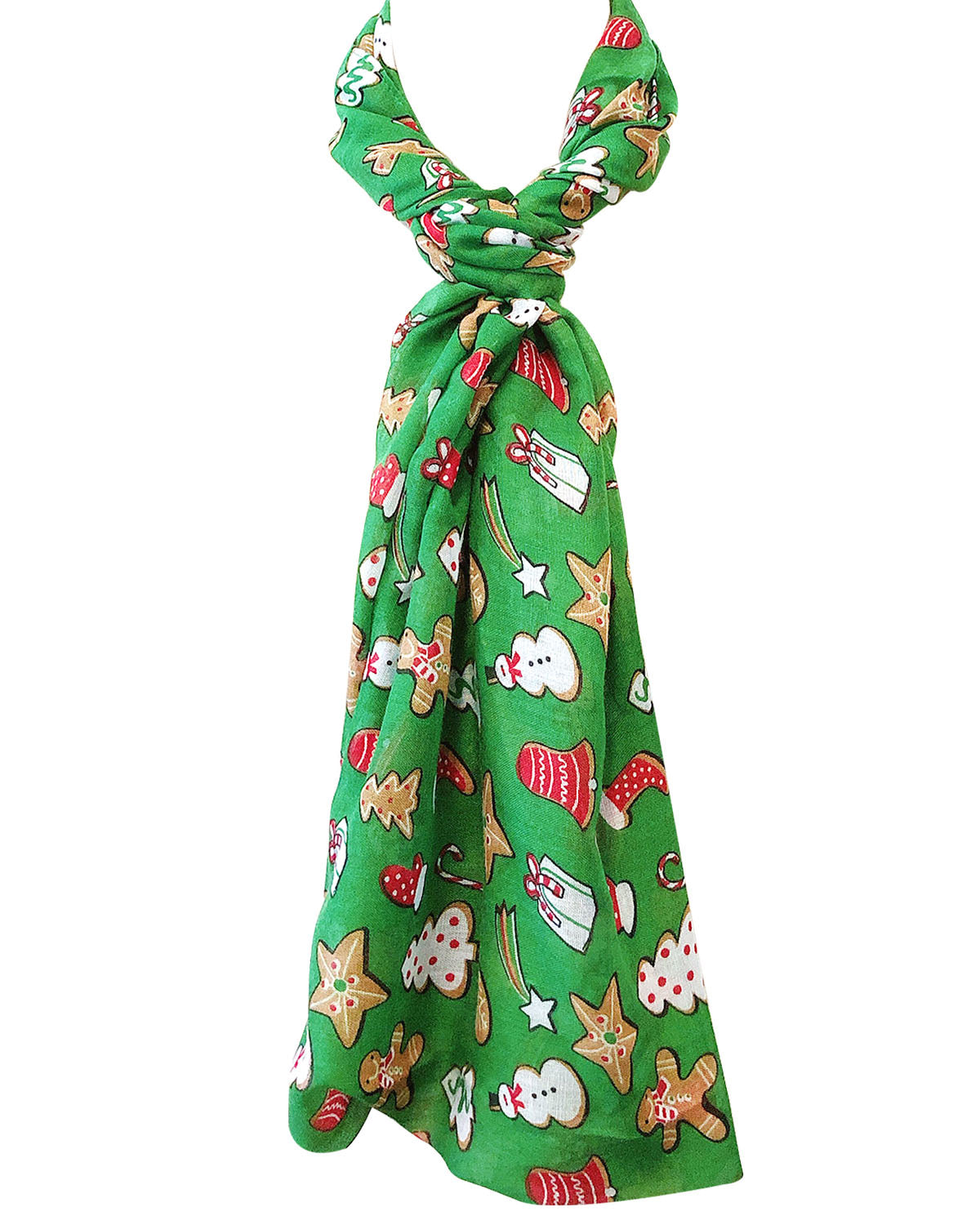 Wrapables Lightweight Winter Holiday Christmas Scarf