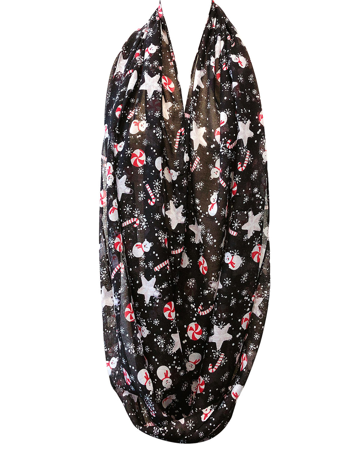 Wrapables Lightweight Winter Holiday Christmas Scarf