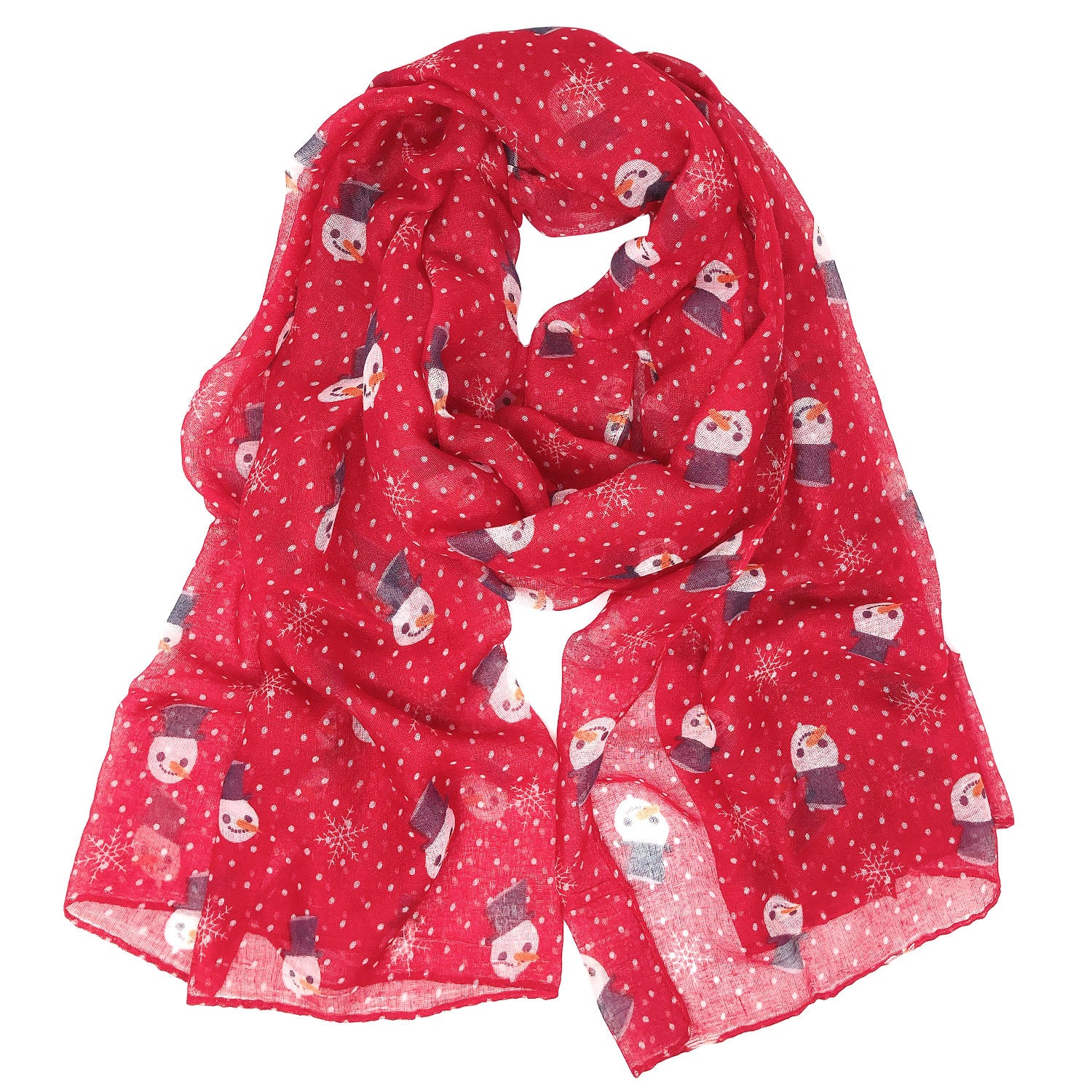Wrapables Lightweight Winter Holiday Christmas Scarf