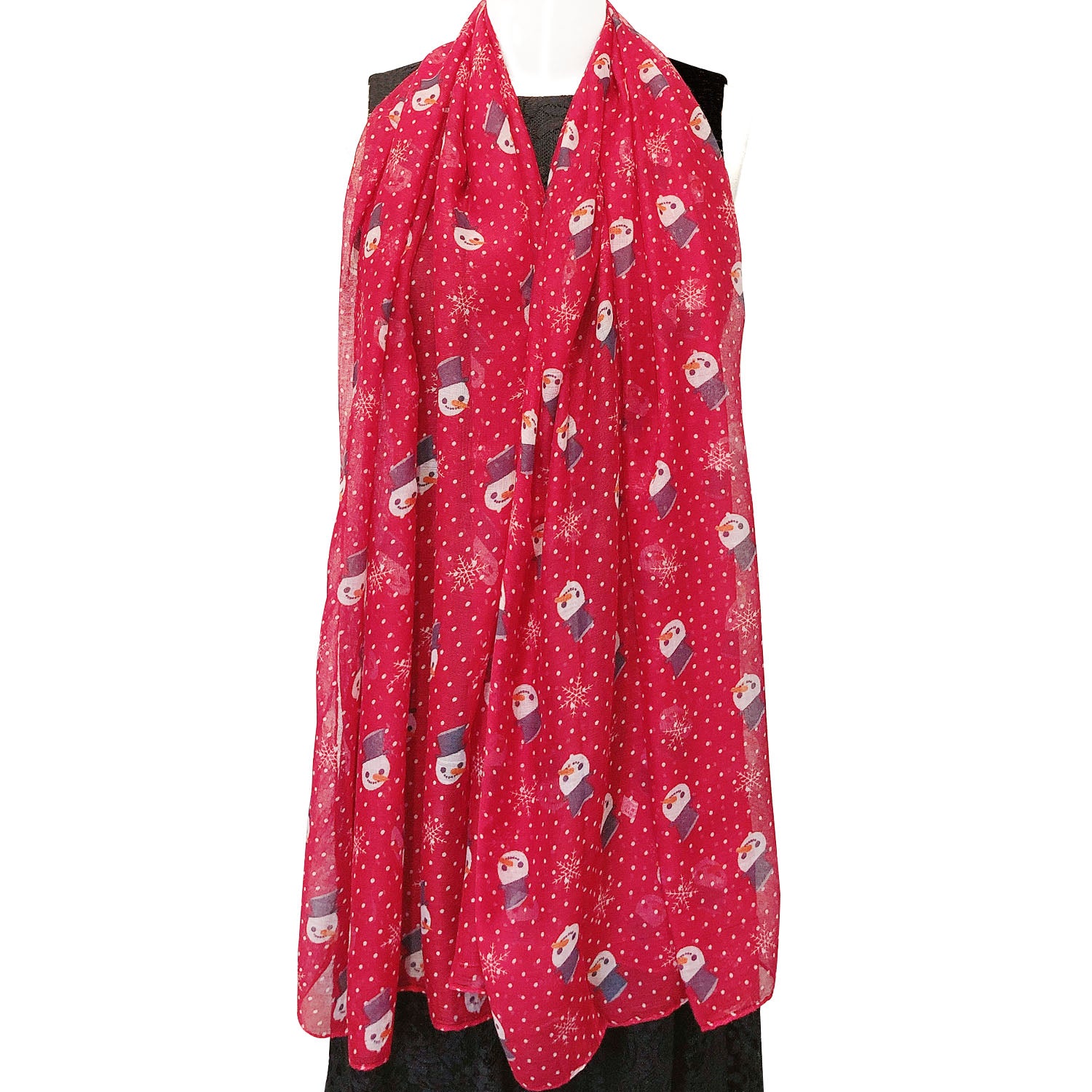 Wrapables Lightweight Winter Holiday Christmas Scarf