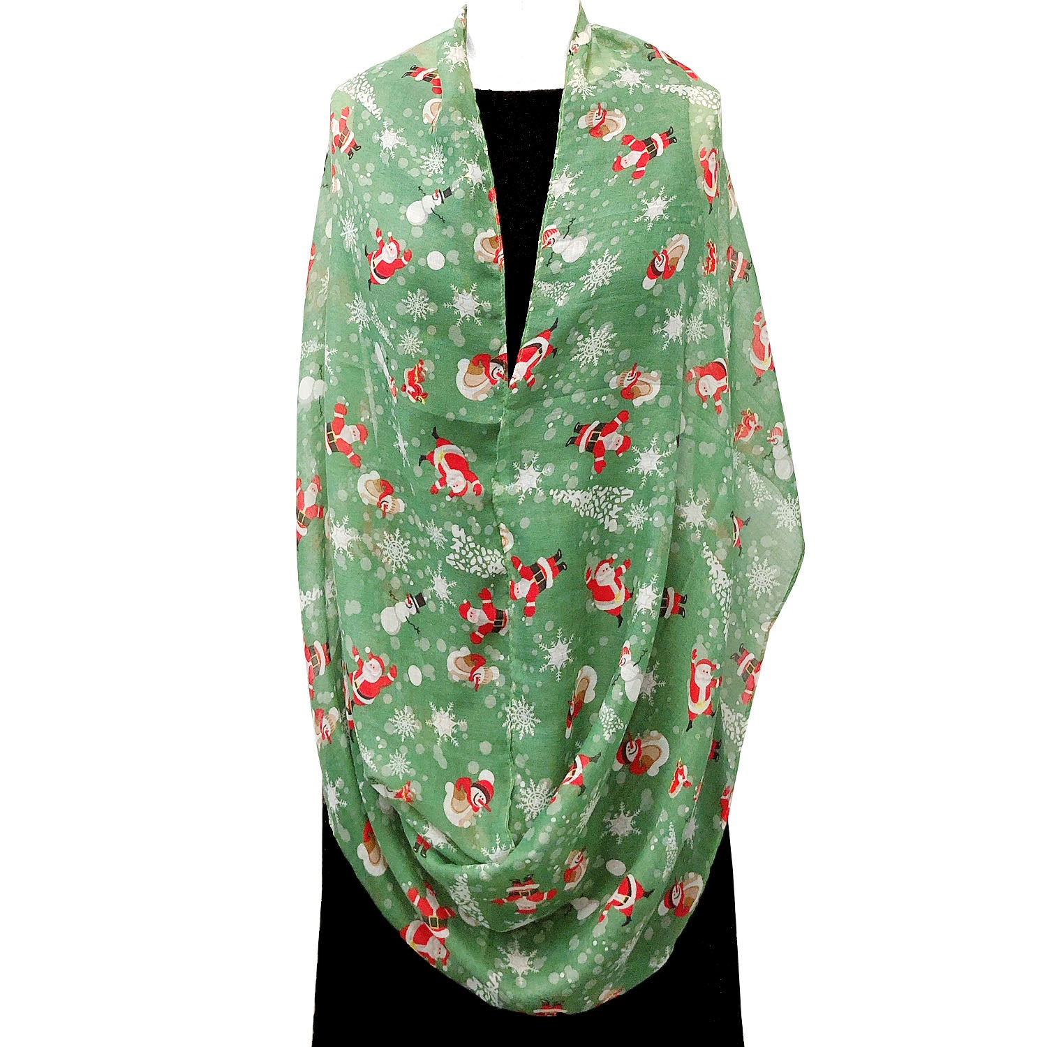 Wrapables Lightweight Winter Holiday Christmas Scarf