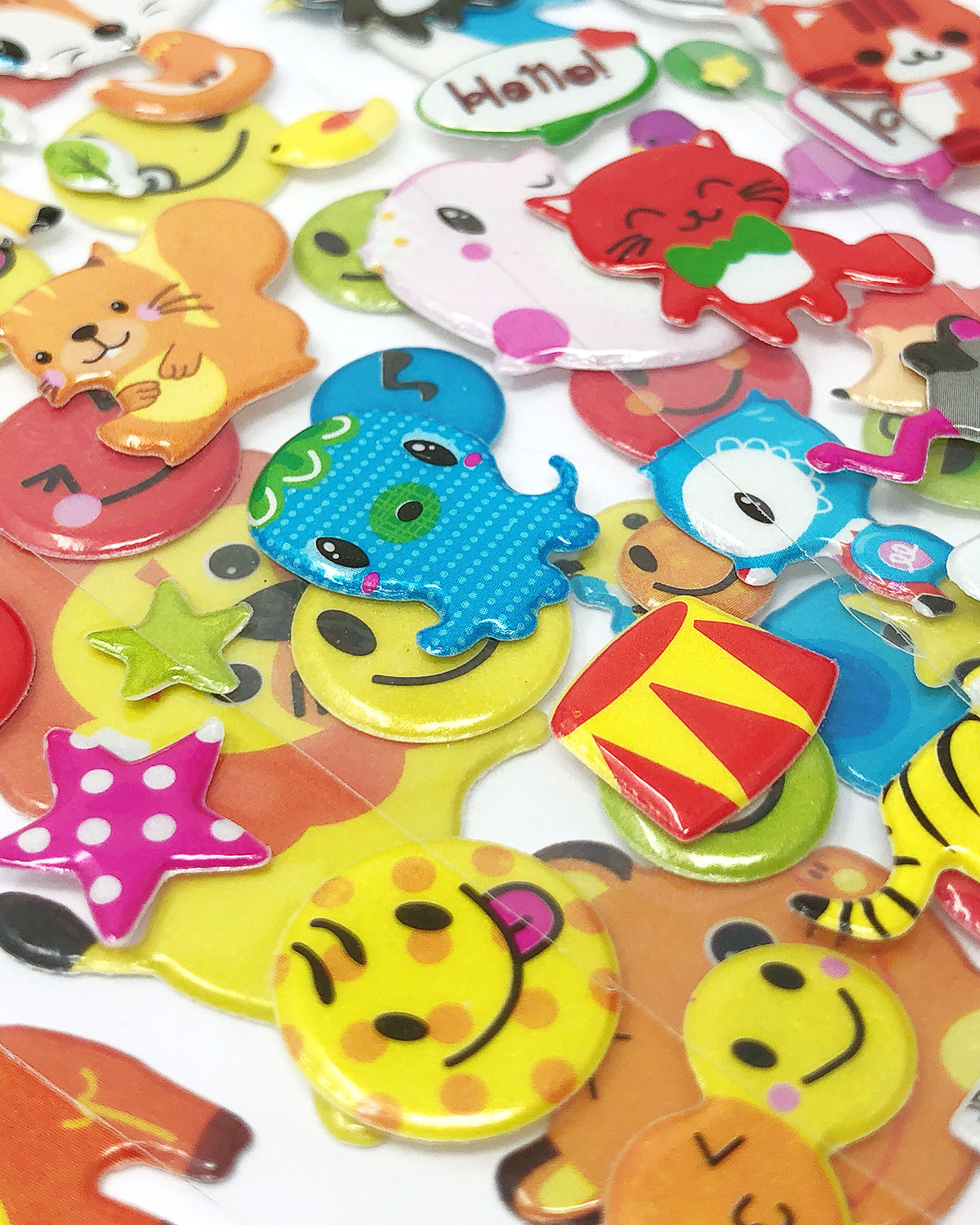 Wrapables 3D Puffy Stickers Bubble Stickers for Crafts & Scrapbooking