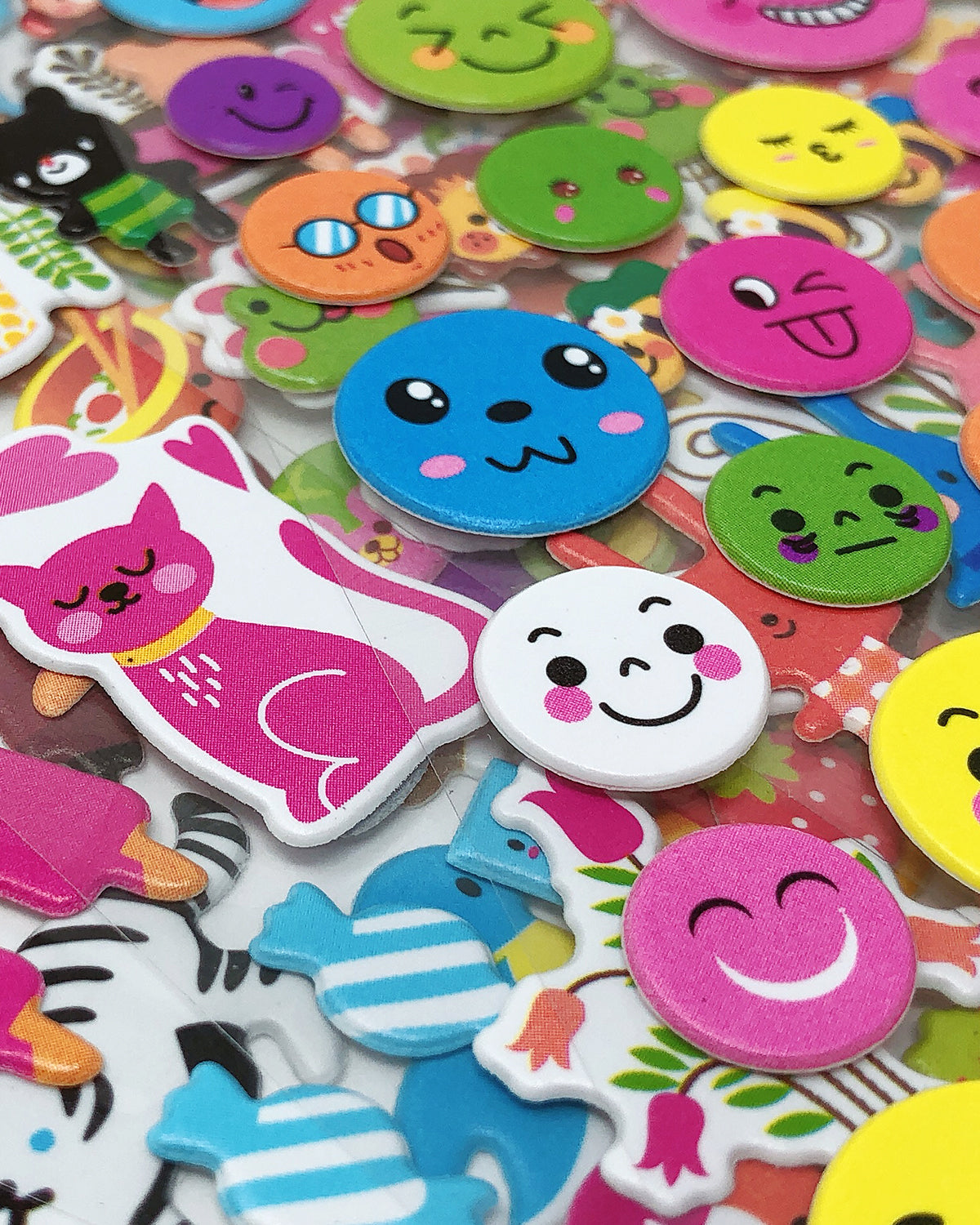Wrapables 3D Puffy Stickers Bubble Stickers for Crafts & Scrapbooking