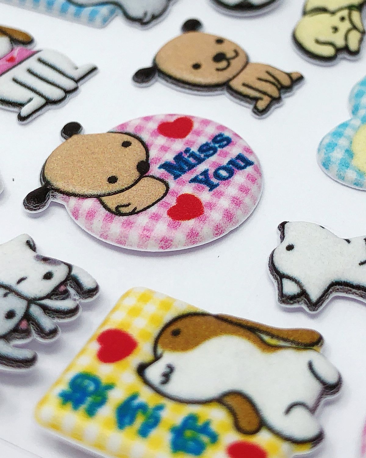 Wrapables 3D Puffy Stickers Bubble Stickers for Crafts & Scrapbooking
