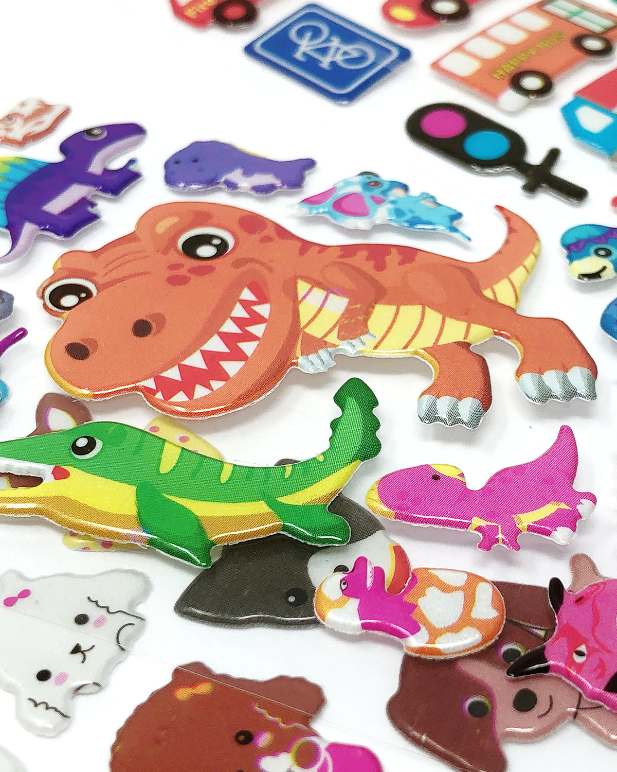 Wrapables 3D Puffy Stickers Bubble Stickers for Crafts & Scrapbooking