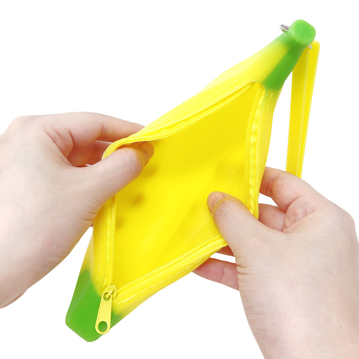 Wrapables Silicone Banana Pencil Pouch (Set of 2)